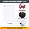 CUHIOY Blank Magnetic Sheets for Car -2 Pack 18"x12" Strong Magnet Stickers with 40 Mils, Flexible Automotive Magnet for Advertising Business and Company Logos (for HOA) Prevent Car Scratches & Dents