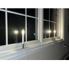 612 Vermont Electric LED Window Candles with Shatterproof Warm White Bulbs, On/Off Switch, VT-1160B-4 (Brass, Pack of 4)
