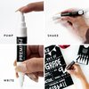 White Liquid Chalk Markers Erasable - 2PK 3mm Fine Tip Chalk Markers Chalk Pens - Chalkboard Markers Bistro Chalk Marker Glass Window Markers - Glass Board Markers - Erasable Chalk Markers Fine Tip