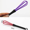 6 Pcs Mini Whisks for Hair Dye Color Mixing, 7 x 1.2 in, Balloon Salon Barber Hairdressing Hair Color Dye Cream Whisk Kitchen, Mixer Tool for Blending, Whisking, Beating and Stirring