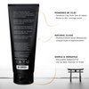 Blackwood For Men Cooling Clay Face Wash - Activated Charcoal, Menthol, & Tanakura Clay Cleanser & Mask for Deep Cleansing & Acne Treatment - Sulfate Free, Paraben Free, & Cruelty Free (7.41 oz)