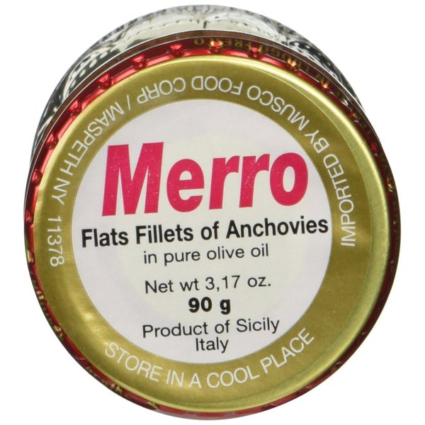 Flats Fillets of Anchovies in Pure Olive Oil by Merro