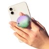 Kasitus Cute Purple Green Shell Shape Collapsible Expandable Cellphone Stand Multi Functional Mobile Phone Grip & Kicktand