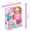 Nenuco Happy Birthday - Baby Doll with Birthday Cake, Cute Dress, Birthday Crown, 14.5 cm