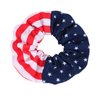 10PCS USA American Flag Hair Scrunchies for Women Girls Independence Day Patriotic Red White Blue Hair Ties Fourth of July Festival Ponytail Holder Hair Accessories Elastic Hair Band