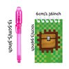 Jiaoohoo 24 Pcs Pixel Theme party favors |12 invisible ink pen and 12 party mini Pixel Theme Notepads| Pixel Theme party Goodie Bag Stuffers, Classroom Prizes, party supplies