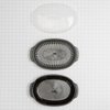 Whirlpool W10660052 Universal Microwave Steamer, 13 3/4" x 8 1/2" x 5 1/4", Black