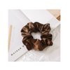 Funlovin Satin Scrunchies Black Brown Scrunchie Pack Ponytail Holder Hair Scrunchies Silk Scrunchy Hair Bands Hair Ties (12pcs Silky Scrunchies)