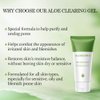 Aloderma Aloe Clearing Gel for Clear Complexion with 90% Organic AloeVera - Moisturizing, Oil Controlling Facial Lotion with Allantoin, Wintergreen Extract - Soothing, Calming Aloe Gel, 6btl x 2.8oz