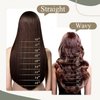 Fshine Ombre Weft Hair Extensions Human Hair 18 Inch Dark Brown Fading to Light Brown and Golden Blonde Sew in Remy Hair Extensions Soft Weft Hair Extensions Full Head 100g One Piece
