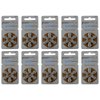 Size P312 Powerone Hearing Aid Batteries, 60 Count