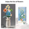 ZIYOSTAR Mini Bricks Flower Bouquet Building Sets, Artificial Flowers, DIY Unique Decoration Home, 680 Pieces Botanical Collection for Ages 6-12 Year Old Girl for Gift…
