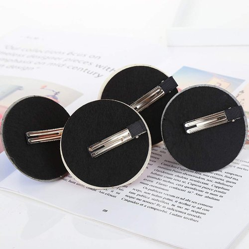 Lurrose 4pcs Mini Top Hat Hair Clips Shining Star Moon Halloween Witch Hat Flet Hairpins Hair Barrettes Hair Accessories for Party Performance Props