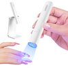 Anrui Mini UV Light for Gel Nails, 3W Mini Nail Lamp with Folding Bracket Nail Dryer, Portable & Rechargable 2 Timers Mini LED Nail Lamp for Nail Extension Nail Gel in Salon Or DIY at Home