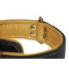 Dean and Tyler "ITALIAN TAILOR", Dog Collar with Nappa Lining and Brass Hardware - Black - Size 26-Inch by 1-1/4-Inch - Fits Neck 24-Inch to 28-Inch