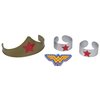 DecoPac 7222, Wonder Woman Strength and Power Cake Toppers, 3", count of 4