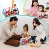 39pcs Ice Cream Toys for Kids, Ice Cream Counter Cupcake Playset for Toddler Kids Scoop Dessert Kitchen Food with Menu & Fake Money & Coin Pretend Food Toys Interactive Playset for 3 4 5 6+ Years