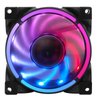 PWM Case Fan, ARGB Silent Case Cooler Fan, up to 2500PRM High Performance Cooling Fan, with Hydraulic Bearing, 7 High Pressure Blades, Easy to Install