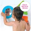 Edushape Magic Mirror Shapes Baby Bath Foam Toys Mirror - Stick-On Removable Baby Foam Bath Toys for Toddlers 1-3 - Learning Bath Toys Foam Mirror Teach Cause & Effect, Reasoning, Cognitive Skills