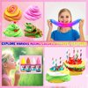 wtelnbton Mini Cake Slime Kit, DIY Slime Making Set with Containers,Cake Making Butter Slime, Super Soft Sludge Toy, Stress Relief Toys, Party Favors for Kids, for Girls Boys