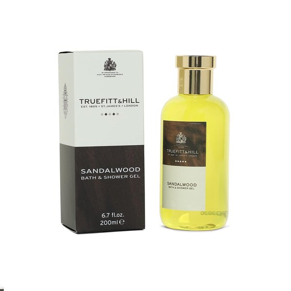 Truefitt & Hill Bath & Shower Gel- Sandalwood 6.7ounces