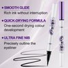 GEUUFEA Waterproof Liquid Eyeliner Pen, Quick Drying Matte Eyeliner Pencil with Ultra Fine Tip, Long-lasting, Smudge Proof & Smooth to Use
