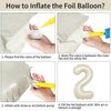 40 Inch Cream Number 2 Balloon, Beige Large 2nd Birthday Balloons, Digital 2 Cream White Giant 2 Foil Balloon Helium for Boys Girls 2nd Birthday Decorations Anniversary Baby Shower Party Supplies