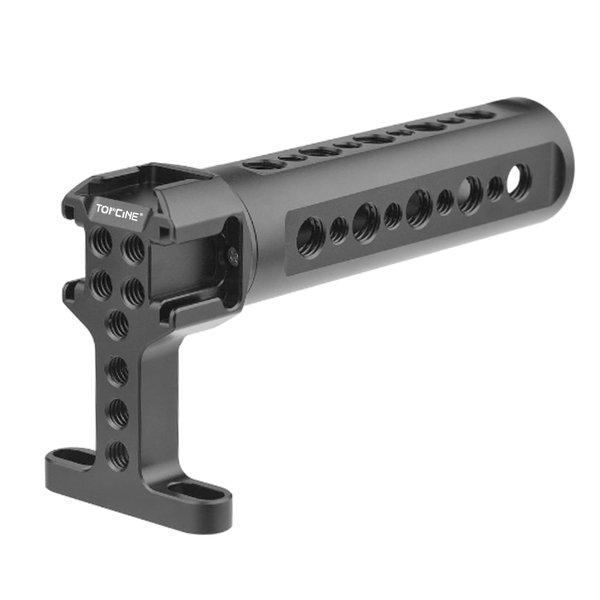 Topcine Handgrip TopHandle with Cold Shoe Mount 1/4"-20 and 3/8"-16 Threaded Holes for Camera Rigs