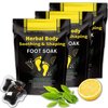 15 PCS Herbal Detox & Shaping Cleansing Foot Soak Beads,Body Detox Foot Soak for Men & Women,Herbal Foot Massage Beads for Relaxing and Soothing Body Sore Tired(3 Packs）