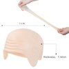 2Pcs Makeup Latex Bald Caps, Costume Cosplay Hat for Men Ladies Hairless Fake Skull Wig Cap Fancy Dress Halloween Party Adult Costume Accessory