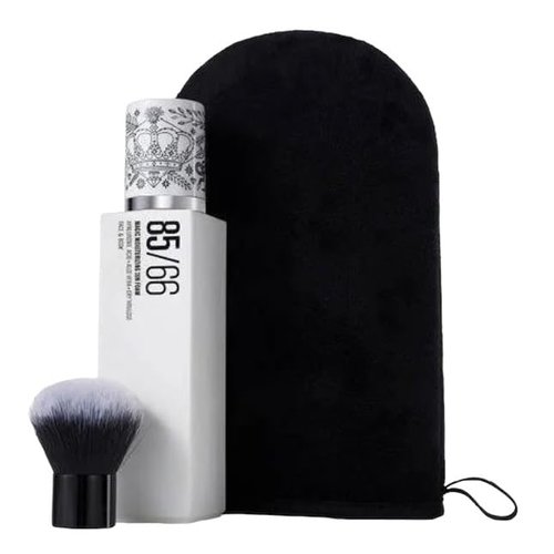 Il Makiage 85/66 Sun Foam Magic Moisturizing Sun Foam - Face & Body, Streak-Free Natural Bronzer, Hydrating Self Tanner with Hyaluronic Acid & Aloe Vera, Vegan & Paraben-Free, Brown