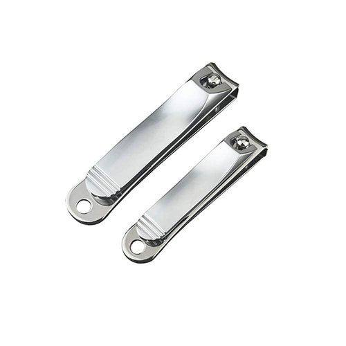 DragonFruitee Premium Nail Clippers for Fingernail and Toenail, Carbon Stainless Steel Nail Cutter with Durable and Long-Lasting Razor Sharp Blade - Silver Matte Finish