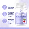 (2 Pack) Flush Factor Plus - Official Flush Factor Plus Capsules, FlushFactorPlus Review, Flush FactorPlus Supplement Support Pills, FlushFactor Plus All Natural Ingredients, 120 Capsules For 2 Months
