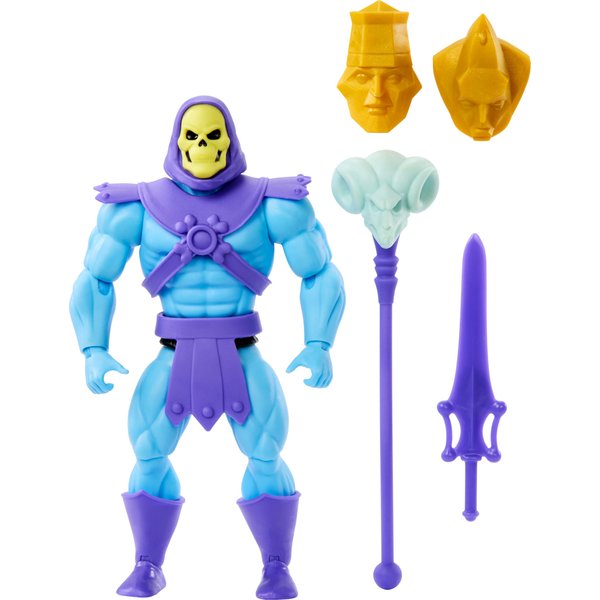 Mattel Masters of the Universe Origins Cartoon Collection Action Figure & Accessories Set, Skeletor 5.5-inch Collectible Toy with Mini-Comic