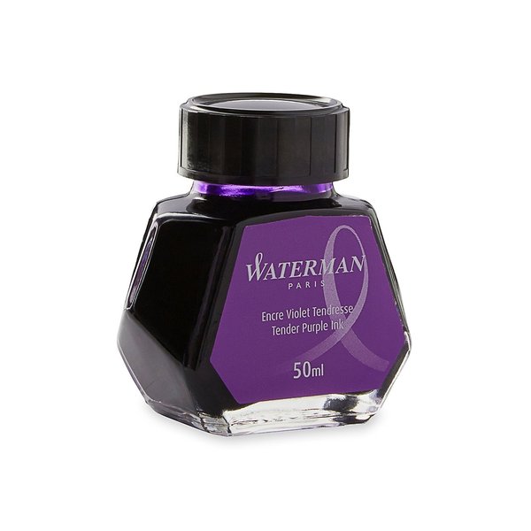 Waterman Ink for Fountain Pens, 50 ml, Tender Purple (S0110750)