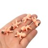 JUXINGDAZYF 60 Pieces Mini Plastic Babies 1 Inch Baby Doll for Baby Shower Party Favors, Party Decorations, Baby Bathing and Crafting (Latin)
