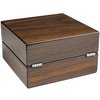 OYHBO Wooden Cigar Ashtray Set with Cutter and Punch High Glossy Folding Compact Collection Gift