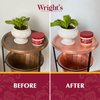 Wright's Copper, Brass Cream Cleaner - 8 Ounce - Gently Cleans and Removes Tarnish Without Scratching
