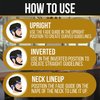 Fade Guide and Neckline Shaving Template | Curved Silicone Band | Great for Creating Skin Fade Guidelines for DIY Haircuts | Fade Haircut Guide for Hair Clippers