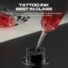 Black Tattoo Ink 1oz (30ml) USA Standard Pigment Tattoo Supplies for Lining, Shading, Tribal, and Blending True Black Premium Inks TI6003-30-001