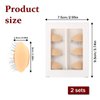 Eyelash Practice Eyelids, 6 Pairs Lash Mannequin Eyelids Replaceable Practice Eyes for Eyelash Extensions Mannequin Head Eyelash Practice Eyelids Kit