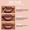 iMethod Lip Stain - Lip Liner Stain, Natural Long Lasting Lip Stain Peel Off, Waterproof Stay On All Day, Transfer-Proof, Highly Pigmented, Instant Peel Off Lip Stain Color, Cocoa