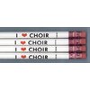 I Love Choir Pencil Pack of 10