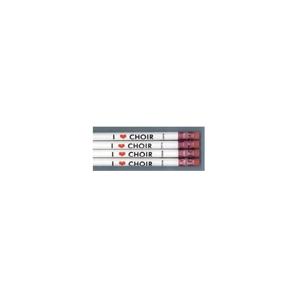 I Love Choir Pencil Pack of 10