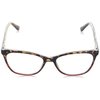 Sofia Vergara x Foster Grant Women's Teresa Reading Glasses Cat-Eye, Tortoise and Crystal Red, 52 mm + 2.5