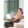 MediAcous Light Therapy Lamp, UV-Free 10000Lux Therapy Light, Sunlight Lamp with 4 Brightness Levels & Color Temperature & Timer, Daylight Lamp with Memory Function, Touch Control & Compact Size