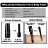 MEICOLY Witch Green Face Body Paint Stick(1.06 Oz),Hunting Camo Stick,Cream Gamora Hulk Face Paint,Waterproof Green Eye Black for Sports,Halloween Facepaint SFX Christmas Cosplay Makeup,Green