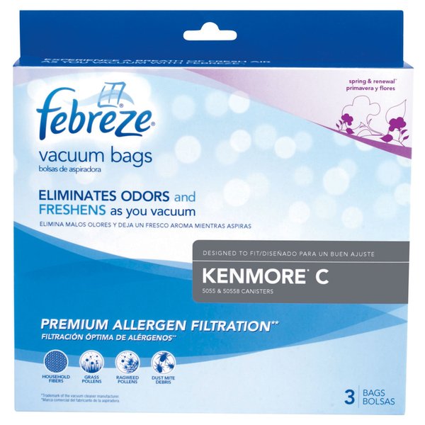 BISSELL Kenmore C Vacuum Bags, 3 Pack, 21R51