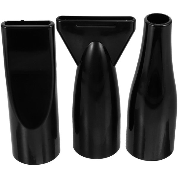 NOLITOY 3pcs Hair Dryer Drying Concentrator Hair Dryer Attachment Blow Flat Hairdressing Salon Styling Tool Hood Cover Salon Replacement for Dog Cat Pets Black