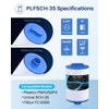POOLPURE Replacement Filter for PMAX50P4, Unicel 5CH-35,Filbur FC-0300, Baleen AK-90109, Excel Filters XLS-526, Darlly 50353, Pure N Clean PC-0300, SD-00780, SD-00650 Filter Cartridge